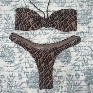 White fox bikini